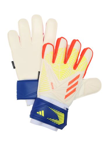 PERFORMANCE Sporthandschoenen 'Predator Edge'  donkerblauw / geel / sinaasappel / wit