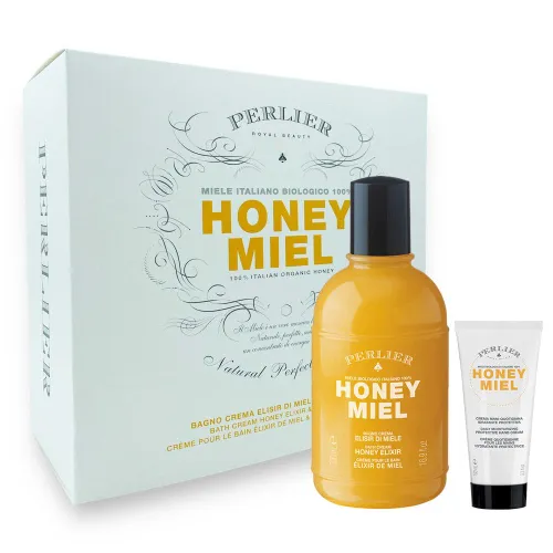Perlier Honey Honing – set – badcrème 500 ml +