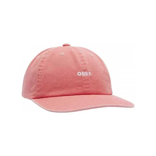 Pet Obey Pigment lowercase 6 panel stra