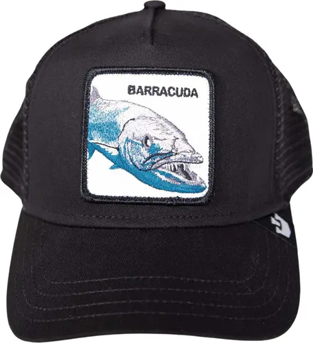 Pet Zwart The barracuda petten zwart