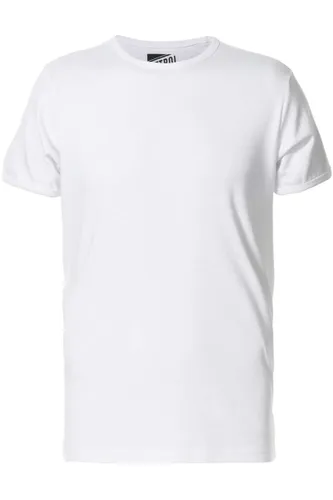 Petrol Industries Body Fit T-Shirt ronde hals wit, Effen