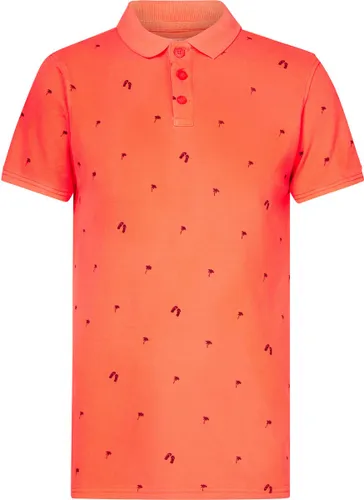 Petrol Industries - Heren All-over print polo - Roze