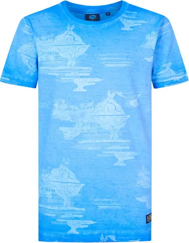 Petrol Industries - Jongens All-over Print T-shirt Solace - Blauw