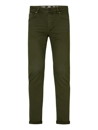 Petrol Industries Seaham heren slim-fit jeans 6088 army green