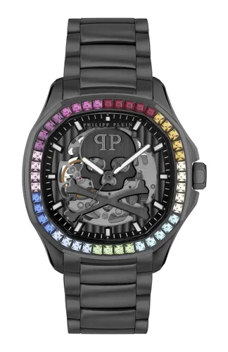 Philipp Plein $keleton $pectre PWRAA0823 Horloge - Staal - Zwart - Ø 42 mm