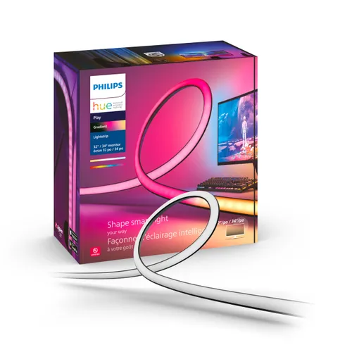 Philips Hue Play Gradient Lightstrip voor PC monitor - 3x