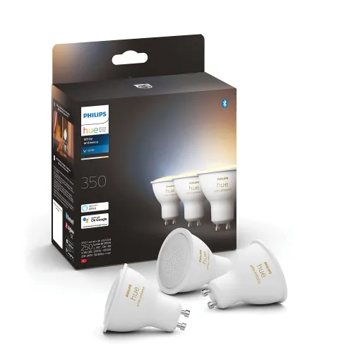 Philips Hue Spot 3-Pack - GU10 - Duurzame LED Verlichting -