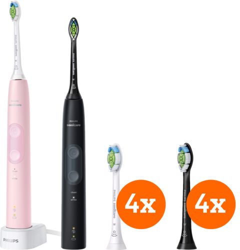 Philips Sonicare ProtectiveClean 4500 HX6830/35 + brossettes Optimal White (8 pièces)