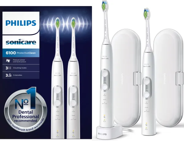 Philips Sonicare ProtectiveClean 6100 HX6877/34 - Elektrische tandenborstel
