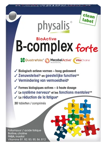 Physalis BioActive B-complex Forte Tabletten
