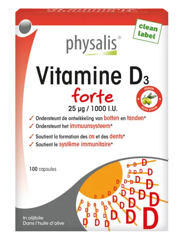 Physalis Vitamine D3 Forte Capsules