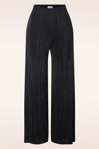 Pia Pleated broek in zwart