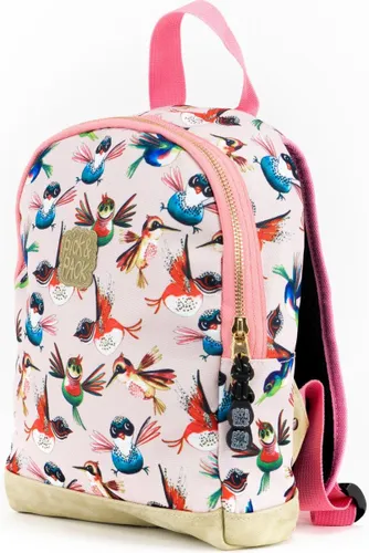 Pick & Pack Birds Backpack XS / Soft pink