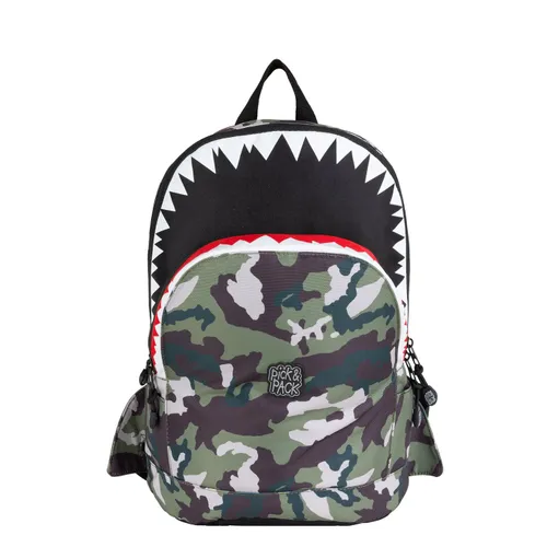 Pick & Pack Shark Shape Backpack M camo