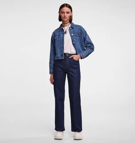 Pieces Holly Blauwe Highwaist jeans L30