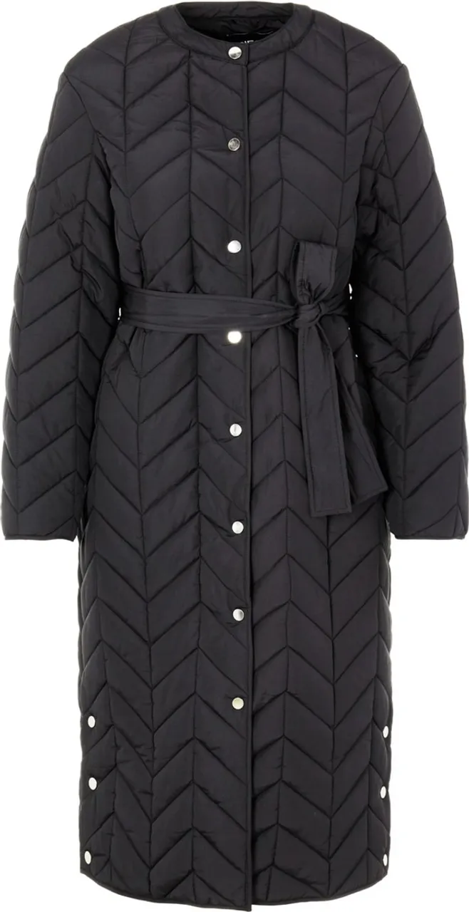 PIECES PCFAWN LONG QUILTED JACKET Dames Gequilte jas