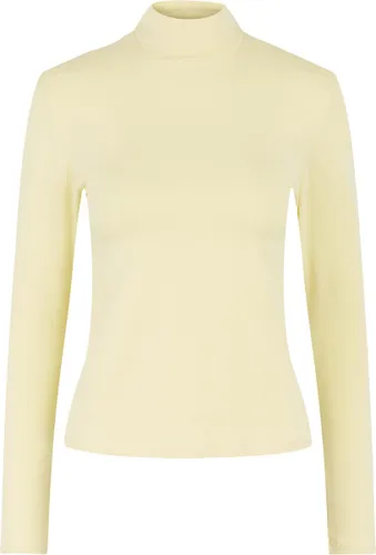 Pieces T-shirt Pckajsa Ls T-neck Top Bc 17119878 Golden Fleece Dames