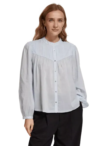 Pintuck blouse - Maat 42 - Multicolor - Vrouw - Shirt - Scotch & Soda