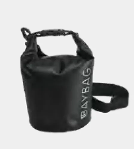 "Piu Forty BAYBAG 5 Lt Waterproof  dry bag col. BLACK, Fabric:500D tarpaulin, feature: Roll Top, Size:17X35cm."