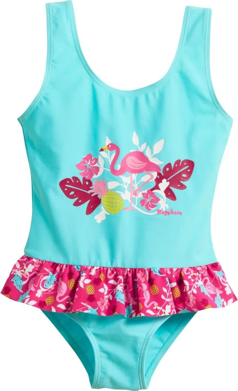 Playshoes UV badpak Kinderen Flamingo - Aquablauw/Roze