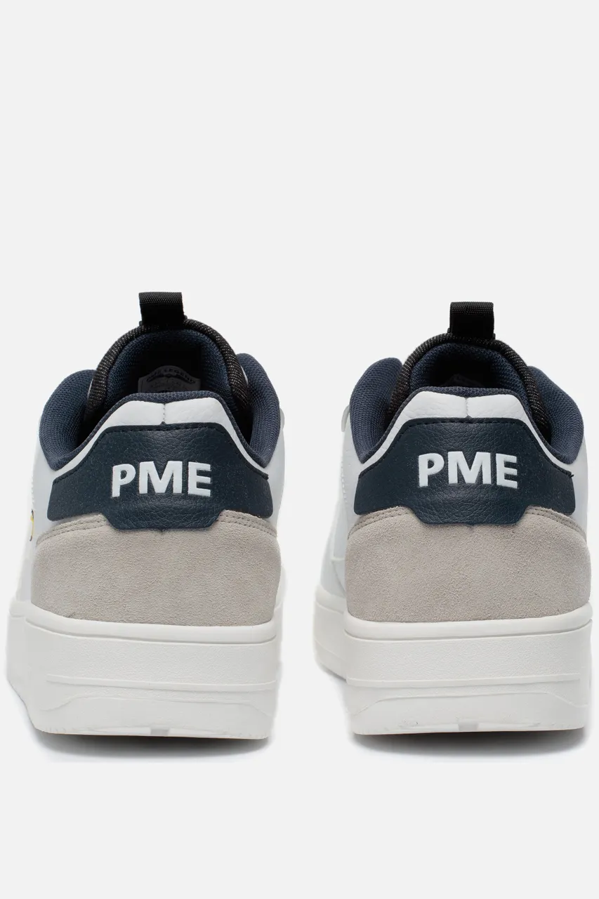 PME Legend Gobbler Sneakers wit Imitatieleer