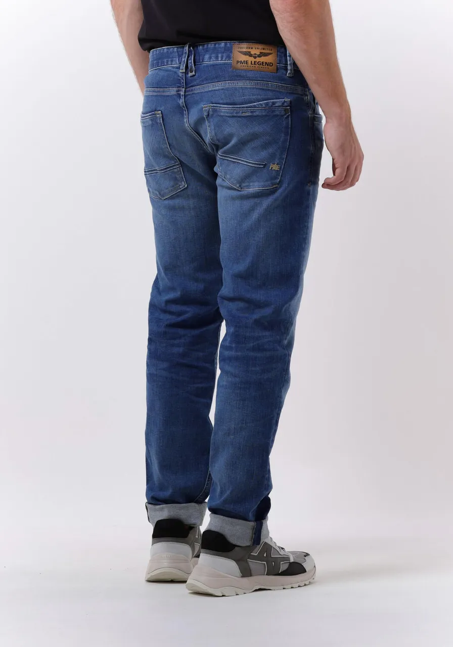 PME LEGEND Heren Jeans Commander 3.0 Fresh Mid Blue - Blauw