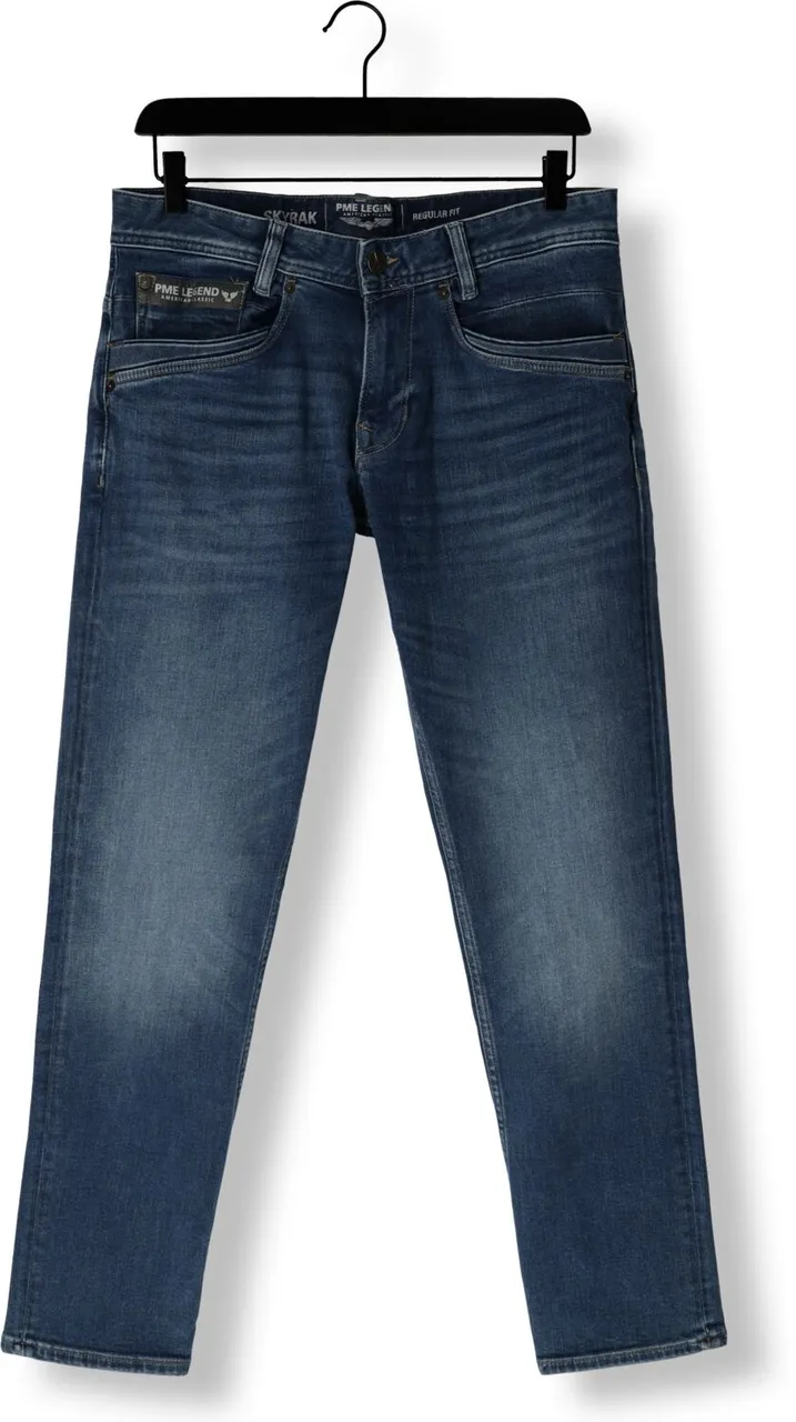 PME LEGEND Heren Jeans Skyrak Horizon Mid Blue - Blauw