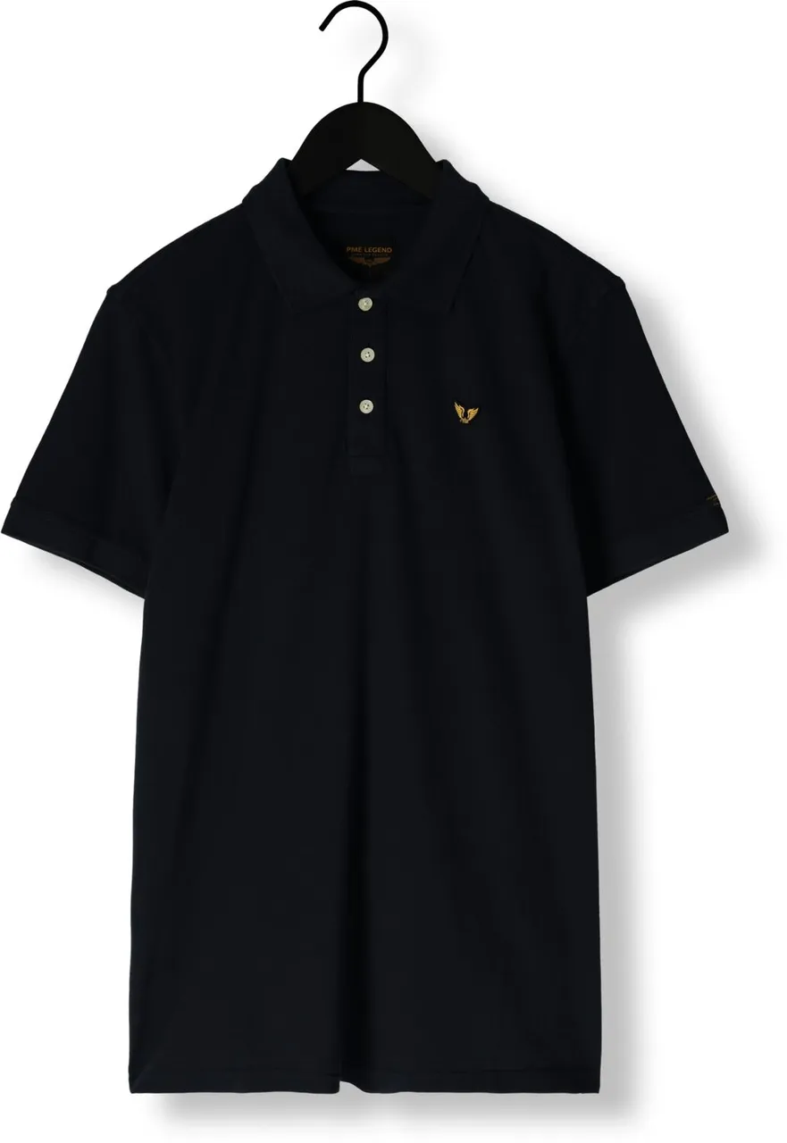 PME LEGEND Heren Polo's & T-shirts Short Sleeve Polo Garment Dye - Blauw