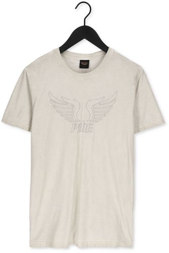 PME Legend T-shirt Short Sleeve R-Neck Single Jersey Cold DYE Beige Heren