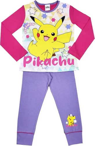 Pokémon pyjama - roze / paars - Pokemon Pikachu meisjes pyama