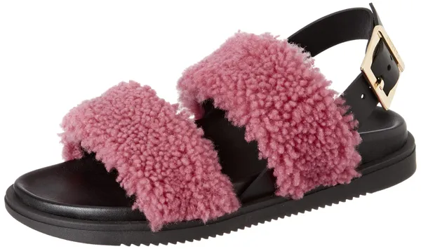Pollini, Slide sandalen voor dames, bordeaux