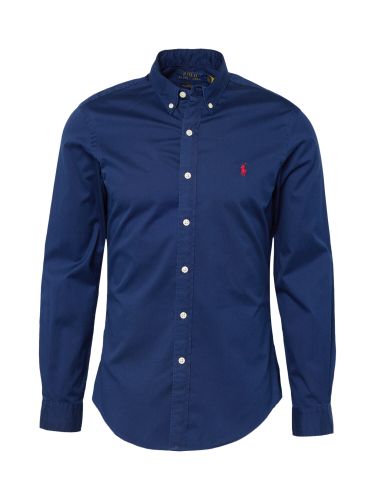 Polo  Overhemd  donkerblauw / rood