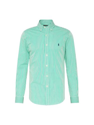 Polo  Overhemd  groen / wit