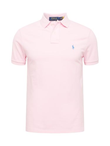 Polo  Shirt  hemelsblauw / rosa