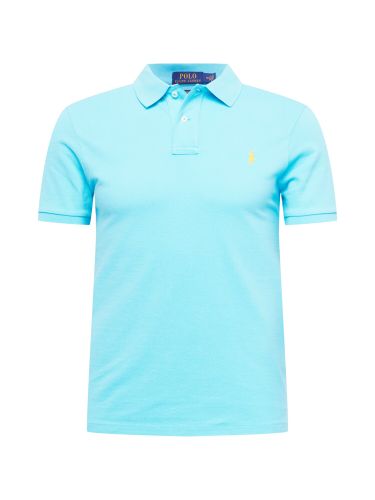 Polo  Shirt  lichtblauw / lichtgeel