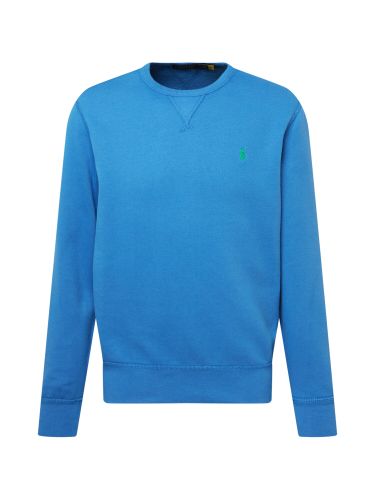 Polo  Sweatshirt  azuur / neongroen