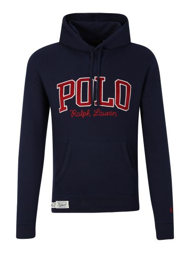 Polo  Sweatshirt  navy / rood / wit