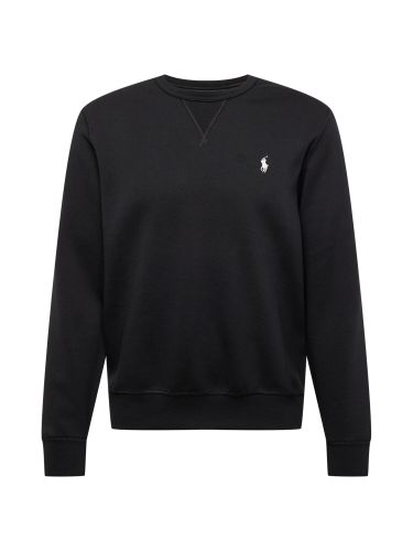 Polo  Sweatshirt  zwart / wit