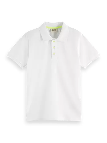 Poloshirt met normale pasvorm - Maat 8 - Multicolor - Jongen - T-shirt - Scotch & Soda