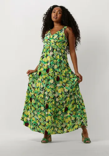 POM AMSTERDAM Dames Kleedjes Strap Lemon Tree Dress - Geel