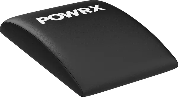PowrX© Buiktrainer Zwart - Buikspiermat rugvriendelijk - Buikspiertrainer anti-slip voor Fitness Core Training - Sit Up Pad