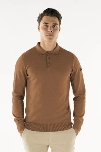 Presly and Sun Heren knitted polo-Brad-kameel-XXL