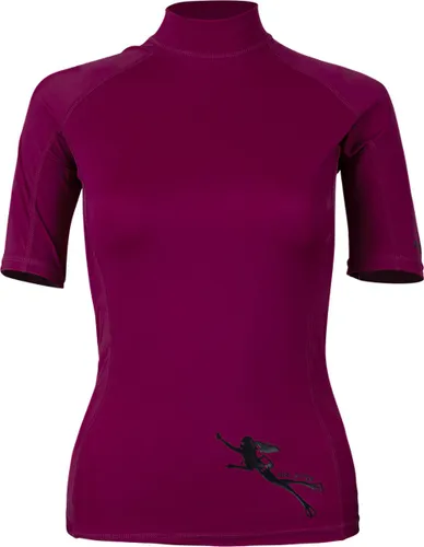 Procean UV-werend t-shirt | Dames | Lady Diver | donker fuchsia |