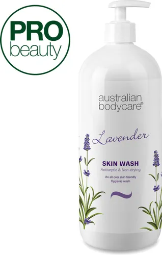 Professionele Lavender Skin Wash 1000 ml - Professioneel douchegel met Tea tree Olie en Lavendel voor de dagelijkse reiniging van je lichaam