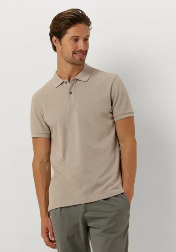 PROFUOMO Heren Polo's & T-shirts Polo Short Sleeve - Beige