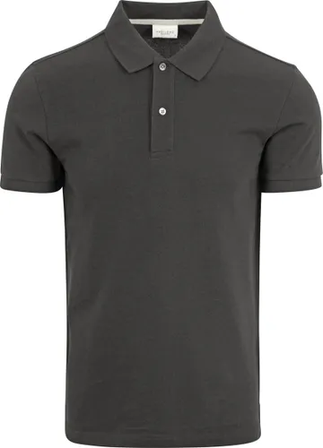 Profuomo - Piqué Poloshirt Antraciet - Modern-fit - Heren Poloshirt