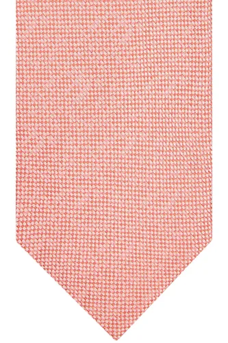 Profuomo stropdas roze met wit geprint 100% zijde