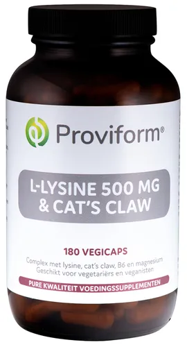 Proviform L-lysine 500 mg & Cat&apos;s Claw Capsules