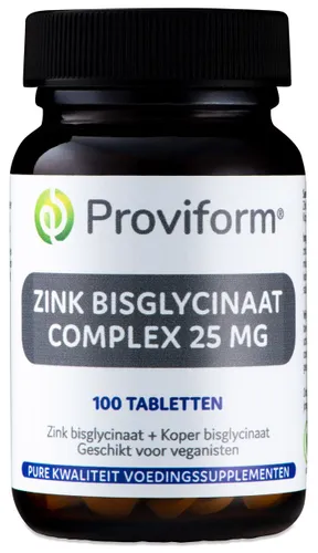 Proviform Zink Bisglycinaat Complex 25mg Tabletten 100ST