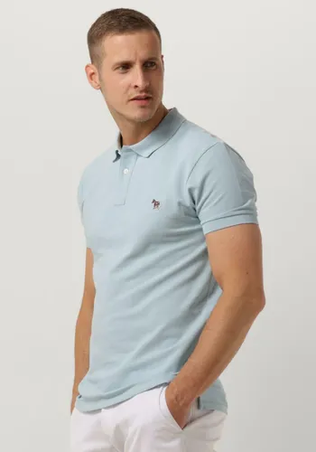 PS PAUL SMITH Heren Polo's & T-shirts Mens Slim Fit Ss Polo Shirt Zebra - Lichtblauw